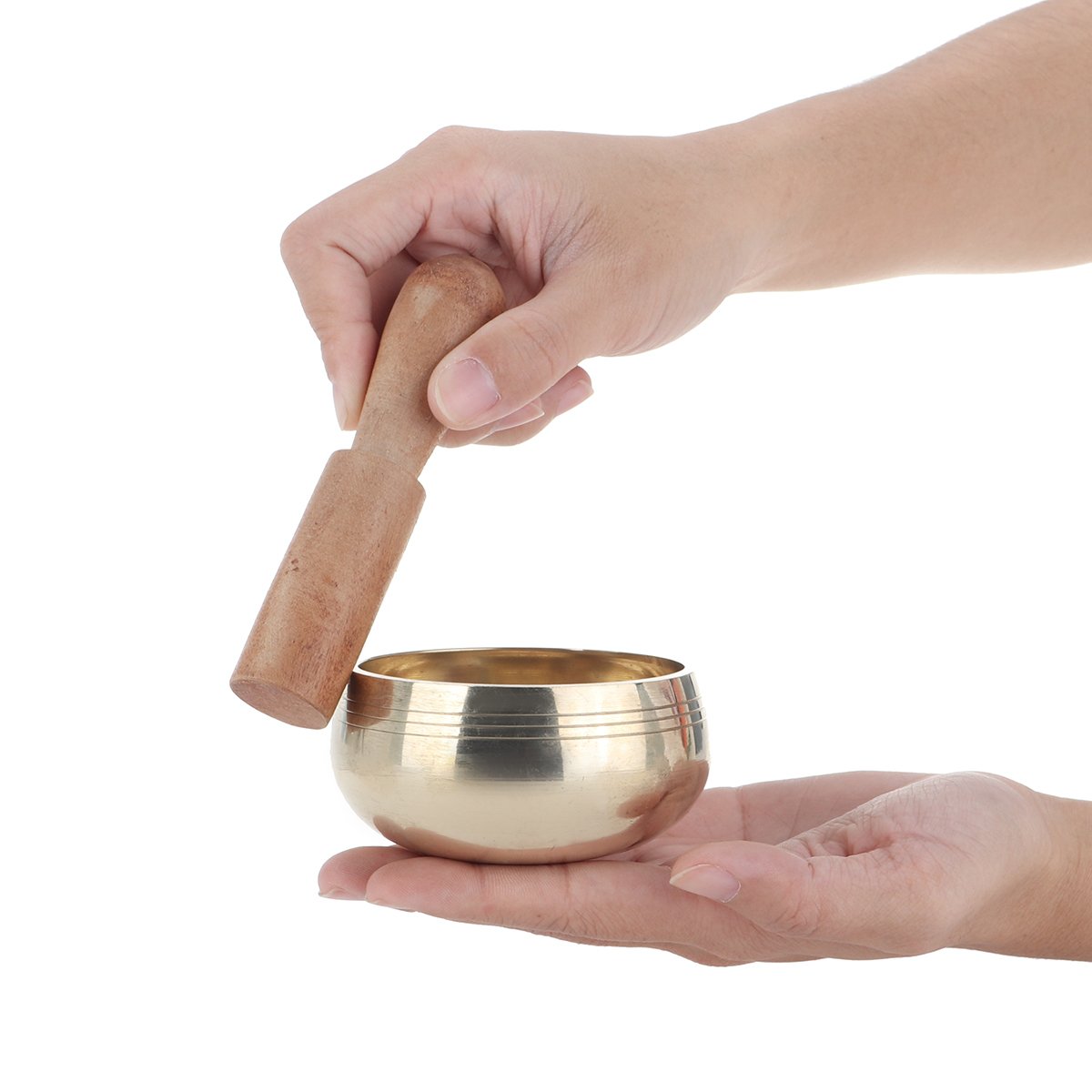 8CM Caliber Buddhism Tibetan Copper Singing Bowl Nepal Traditional Meditation Healing Singing Bowl Y