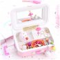Luggage Case Trunk Ballerina Dancing Dolls Music Box Home Decor Personalized Ornaments Decoration Gi