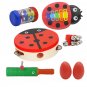Orff Musical Instruments Sets Hand Drum Egg Maracas Wrist Bell Single Ring Percussion Piano A Sectio