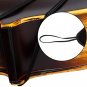 VS-10 4/4-3/4 Violin Fiddle Shoulder Rest Support Pad Velvet Cloth Handmade Breathable