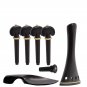 1 Set VL-30 Violin Pegs Polished Ebony Fiddle Pegs Violin Parts for 44 Violin