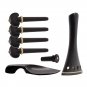 1 Set VL-30 Violin Pegs Polished Ebony Fiddle Pegs Violin Parts for 44 Violin