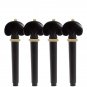 1 Set VL-30 Violin Pegs Polished Ebony Fiddle Pegs Violin Parts for 44 Violin