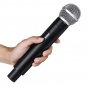 XYZ.SOUND A-555 Dynamic Coil Wireless Handheld Microphone System for Kraoke Speech Party