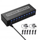 N-AUDIO PS12V Portable Guitar Effect Power Supply Adapter Station Distributor 10 Isolated DC Outputs