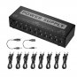 N-AUDIO PS12V Portable Guitar Effect Power Supply Adapter Station Distributor 10 Isolated DC Outputs