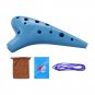 QI MEI QMT-1 Soprano C 12 Holes Ocarina ABS Material with Protective Bag for Beginners