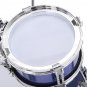 Kids Jazz Drum Set Kit Musical Educational Instrument 5 Drums 1Cymbal with Stool Drum Sticks Percuss