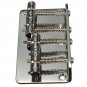 Zebra 4 String Bass Bridge Guitar Tremolo Bridge for Fender Jazz Bass Guitar with 5 Screws