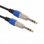 3 Meters 6.35mm Copper Clad Aluminum Wire Guitar Cable Audio Cable for Electric Guitar Bass Keyboard