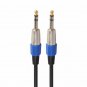 3 Meters 6.35mm Copper Clad Aluminum Wire Guitar Cable Audio Cable for Electric Guitar Bass Keyboard