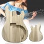 DIY Unfinished Maple Wood Electric Guitar Bass Barrel Body for Guitar Replace Parts