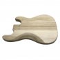 DIY Unfinished Maple Wood Electric Guitar Bass Barrel Body for Guitar Replace Parts