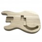 DIY Unfinished Maple Wood Electric Guitar Bass Barrel Body for Guitar Replace Parts