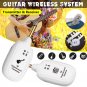 A8-TX/RX Wireless Audio Transmitter Receiver System for Electric Guitar Bass Violin