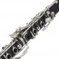 IRIN 17 Key Drop B Bakelite Clarinet with Reed Clip/Screwdriver/Square Cloth/Strap/Clarinet Box