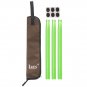 IRIN Three-piece Drum Set Portable Drum Accessories Drumsticks Bag/Mute Sticker/Drum Stick