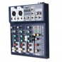 J.I.Y F4 4 Channel USB Bluetooth Audio Mixer with Reverb Effect for Home Karaoke Live Stage Performa