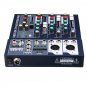 J.I.Y F4 4 Channel USB Bluetooth Audio Mixer with Reverb Effect for Home Karaoke Live Stage Performa
