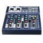 J.I.Y F4 4 Channel USB Bluetooth Audio Mixer with Reverb Effect for Home Karaoke Live Stage Performa