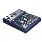 J.I.Y F4 4 Channel USB Bluetooth Audio Mixer with Reverb Effect for Home Karaoke Live Stage Performa