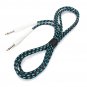 Zebra 3m Guitar Cable Cord for Guitar Mixer Amplifier Blue-Black