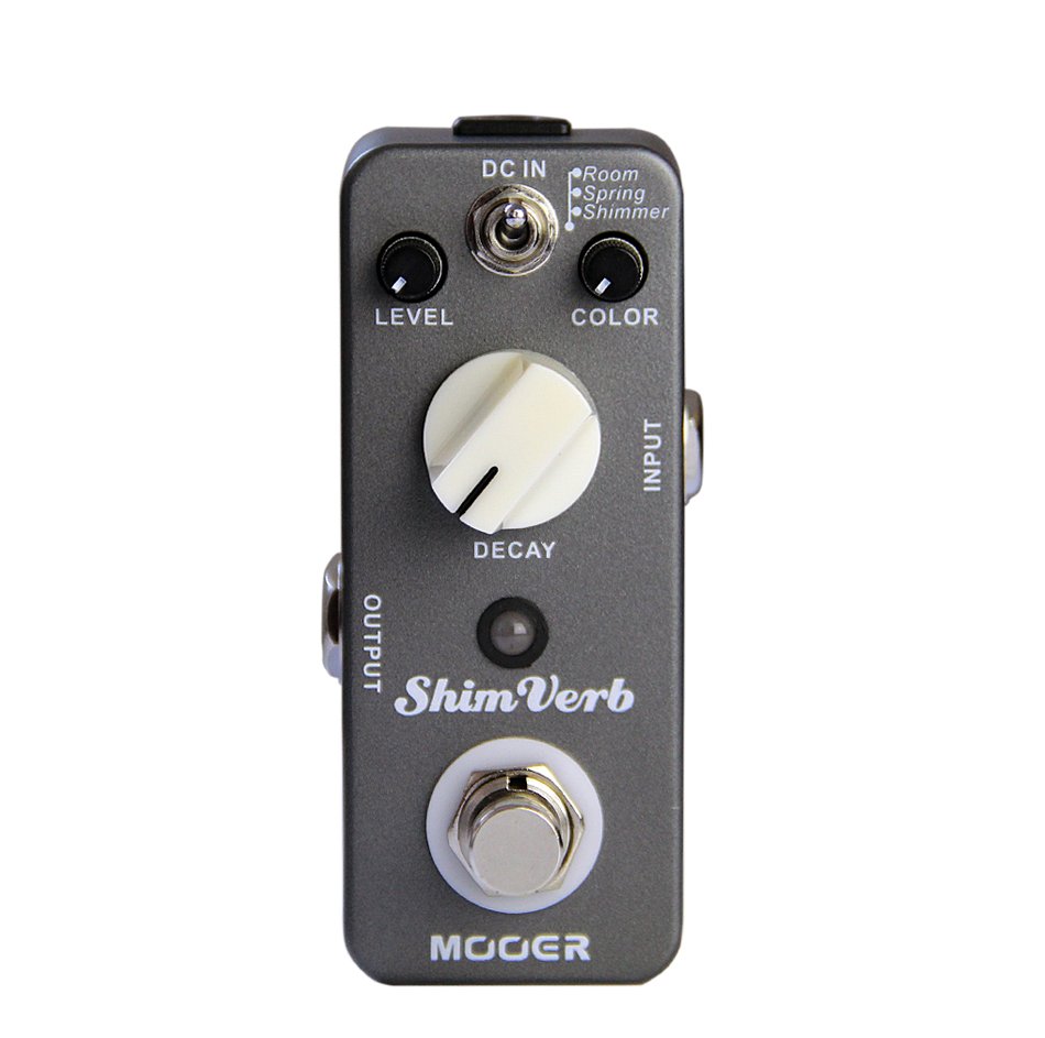 MOOER MRV1 ShimVerb Guitar Effects Pedal Reverb Pedal with 3 Reverb Modes