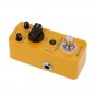 MOOER MCS2 Yellow Comp Micro Mini Optical Compressor Guitar Effects Pedal for Electric Guitar True B