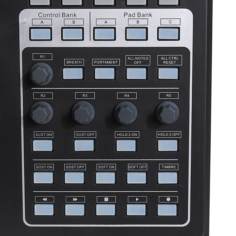WORLDE PANDA200 Portable 16 Drum Pads USB MIDI Controller Keyboard
