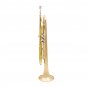 SLADE Gold Brass Bb Trumpet Kit Phosphorus-copper Trumpet Mouth for Beginners School Band with Carri