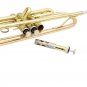 SLADE Gold Brass Bb Trumpet Kit Phosphorus-copper Trumpet Mouth for Beginners School Band with Carri