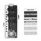 MOOER Brown Sound 3 Micro Preamps of Guitar Effects Pedal with Dual Channel Preamp 3 Band EQ