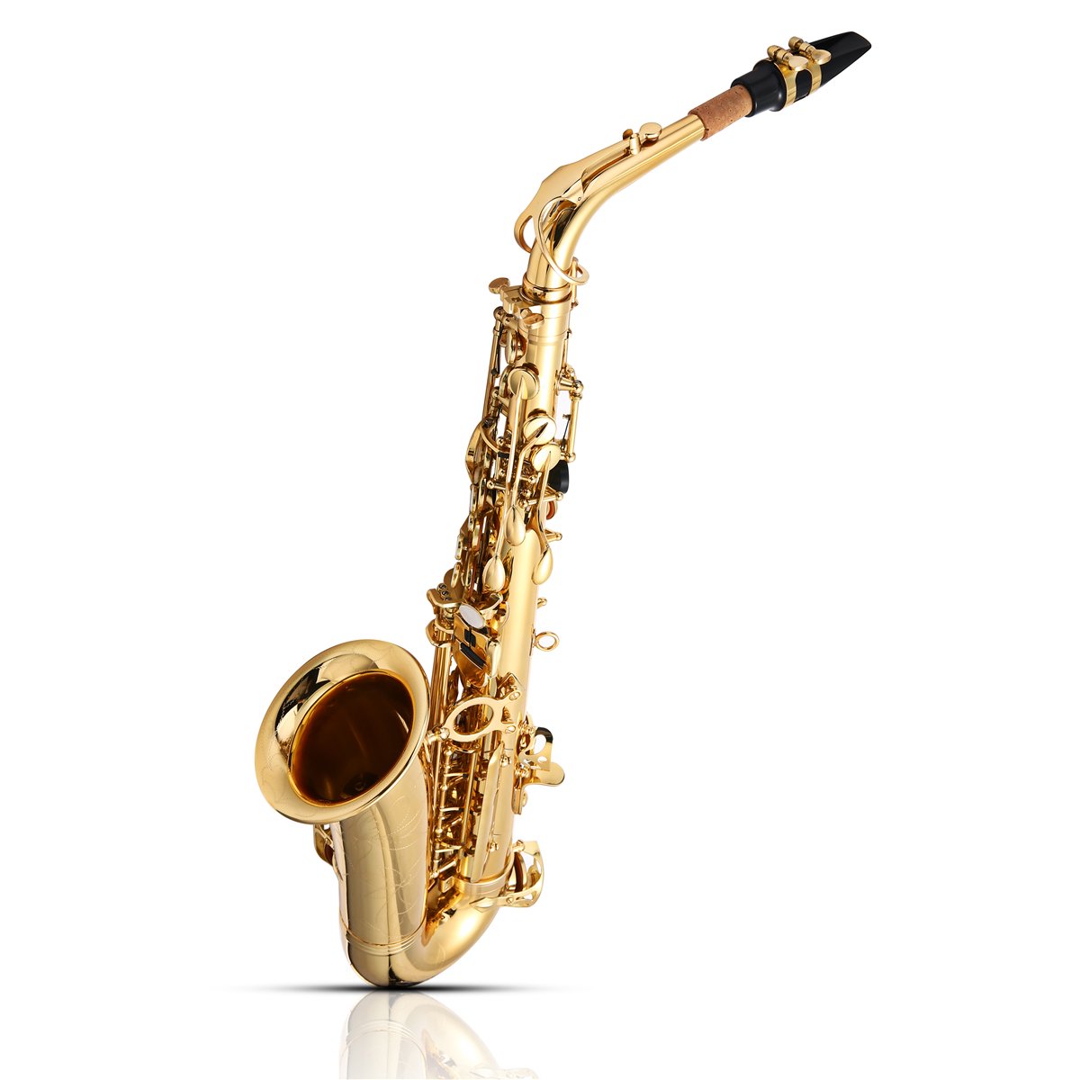 Gold Bend Alto Eb E-flat Tune Saxophone with Clean Tools