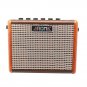 Aroma AG-15A 15W Acoustic Guitar Amplifier with Mic Interfaced Ultra-Efficient Class D Amplifier
