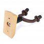 2PC Solid Wood Guitar Hook Ukulele Violin Wall Mount Hanger Bracket Multi-Angle Rotating Hook
