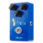 Caline CP-19 Blue Ocean Delay Guitar Effects Pedal True Bypass 25ms-600ms Delay Time