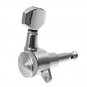 Chrome Electric Bass Guitar Tuning Peg 6 Inline 2 Pin Locking Tuning Keys Pegs Tuners