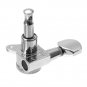 Chrome Electric Bass Guitar Tuning Peg 6 Inline 2 Pin Locking Tuning Keys Pegs Tuners