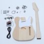DIY Electric Guitar Accessories Kit Beech Wood Body Maple Neck