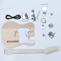 DIY Electric Guitar Accessories Kit Beech Wood Body Maple Neck