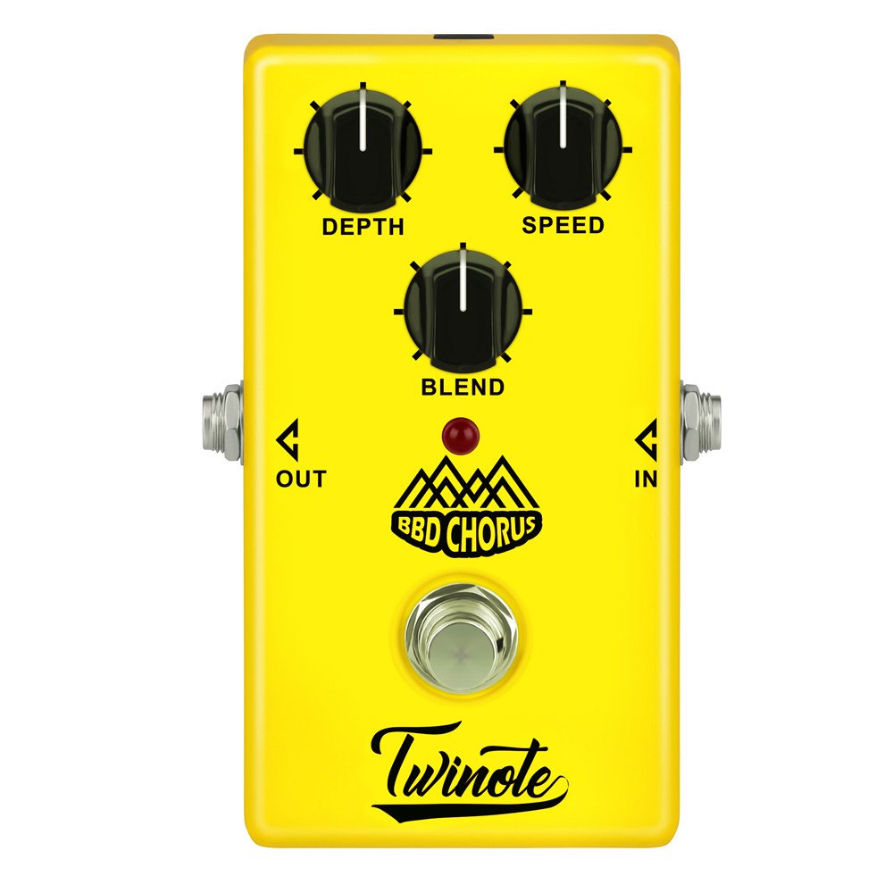 Twinote Analog Chorus Guitar Effect Pedal Chorus effects Pedal Low Noise BBD circuitry True Bypass