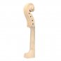 Hand Carved Maple Wood Violin Neck for 4/4 Full Size Violin Parts