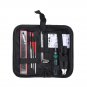 10Pcs Guitar Care Tool Set Repair Wrench Files Ruler Maintenance Tech Kit with Bag