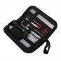 10Pcs Guitar Care Tool Set Repair Wrench Files Ruler Maintenance Tech Kit with Bag