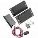 2Pcs 81/85 Humbucker Guitar Pickup Set Black with 25K Potentiometers for Guitar Parts