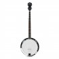 5-String 22 Fret Remo Bluegrass Banjo Guitar Mahogany Wood Traditional Western Ukulele