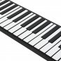 88 Key Roll Up Digital Tone Electronic Soft Keyboard Piano MIDI Sustain Pedal