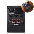 Cherub GT-5 3-Band EQ with Built-in Chromatic Tuner Pickup Small Size