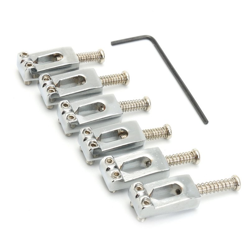 Guitar Bass Callaham Strat Bridge Saddles Set for Fender Vintage Stratocaster Mexican