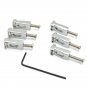 Guitar Bass Callaham Strat Bridge Saddles Set for Fender Vintage Stratocaster Mexican